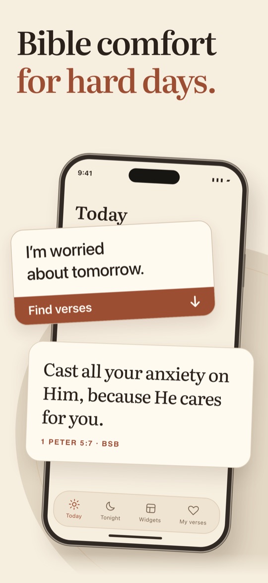 Bible comfort for hard days: 1 Peter 5:7 for an anxious heart