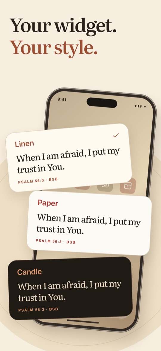 Your widget, your style